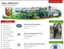 Tablet Screenshot of nizkovice.cz